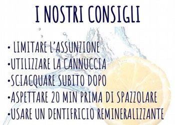 acqua limone salute orale denti sorriso consigli utili